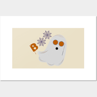 halloween ghost Posters and Art